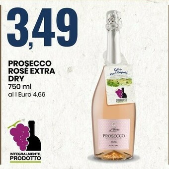 Eurospin Prosecco Rose Extra Dry offerta
