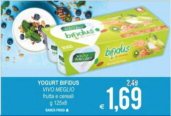 MD Discount Vivo Meglio Yogurt Bifidus Frutta E Cereali offerta