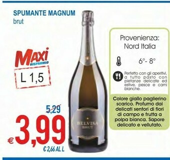MD Discount Spumante Magnum Brut offerta
