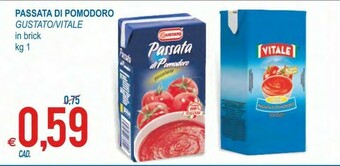 Gustato Passata Di Pomodoro Vellutata 1000 G(ml)