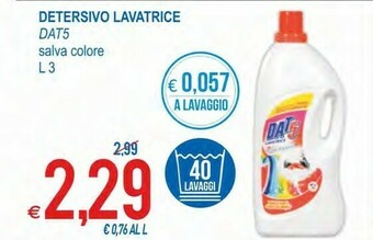 MD Discount Dat5 Detersivo Lavatrice offerta