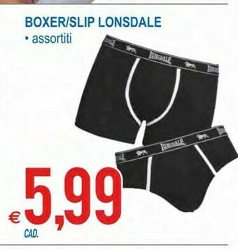 MD Discount Londsale Boxer/ Slip offerta