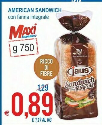 Jaus American Sandwich 750 G(ml)