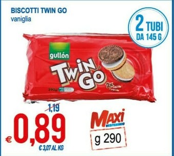 MD Discount Gullon Biscotti Twin Go offerta