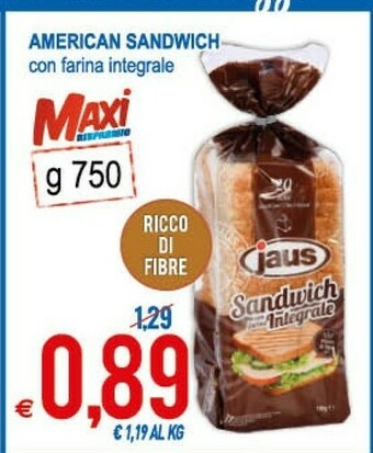 MD Discount Jaus American Sandwich 750 G(ml) offerta