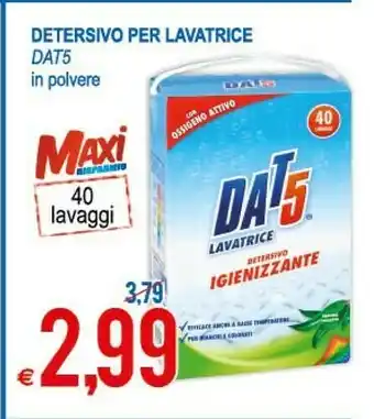MD Discount Dat5 Detersivo Per Lavatrice In Polvere offerta