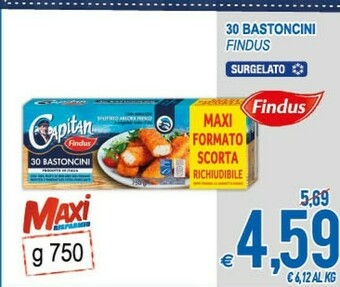 MD Discount Findus 30 Bastoncini 750 G(ml) offerta