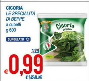 MD Discount Le Specialità di Beppe Cicoria A Cubetti offerta