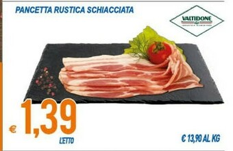 MD Discount Valtidone Pancetta Rustica Schiacciata offerta
