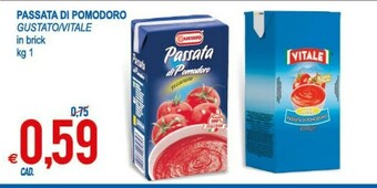 MD Discount Gustato Passata Di Pomodoro Vellutata 1000 G(ml) offerta
