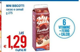 MD Discount Mini Biscotti Cacao E Cereali offerta
