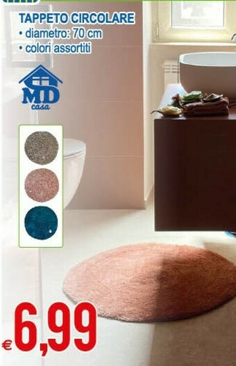 MD Discount Tappeto Circolare offerta