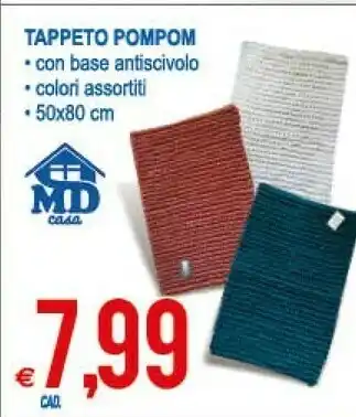 MD Discount Tappeto Pompom offerta