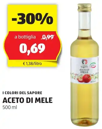 ALDI I COLORI DEL SAPORE ACETO DI MELE 500 ml offerta
