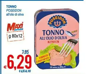 MD Discount Poseidon Tonno All'Olio D'Oliva Prima Scelta offerta
