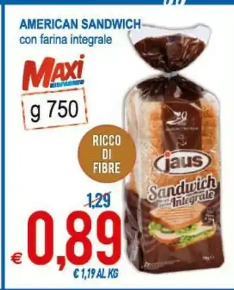 MD Discount Jaus American Sandwich 750 G(ml) offerta