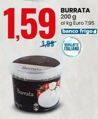 Eurospin EuroSpin - Burrata Specialità Pugliese 200 G(ml) offerta