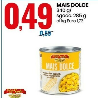 Eurospin Mais Dolce offerta