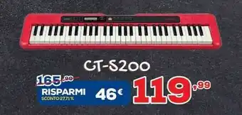 Euronics Casio CT-S200 Tastiera MIDI offerta