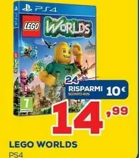 Euronics Warner Bros LEGO Worlds, PS4 Basic PlayStation 4 offerta