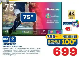 Hisense Smart Tv 75A7120F
