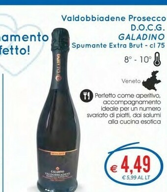 MD Discount Galadino Valdobbiadene Prosecco DOCG offerta