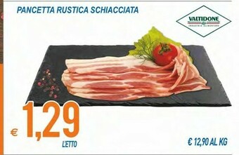 MD Discount Valtidone Pancetta Rustica Schiacciata offerta