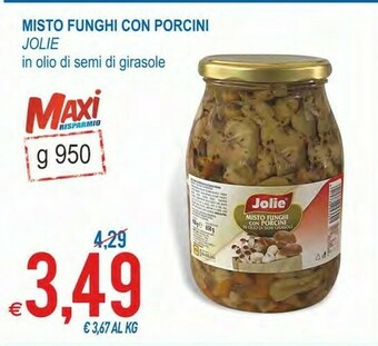 MD Discount Jolie Misto Funghi Con Porcini In Olio Di Semi Di Girasole offerta