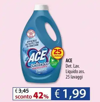 Acqua & Sapone Ace Detersivo Igienizzante Liquido offerta