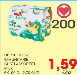 Milk Drink Difese Immunitarie