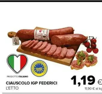 Ciauscolo Igp Federici