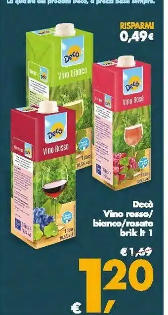 Deco Vino Rosso/ Bianco/rosato