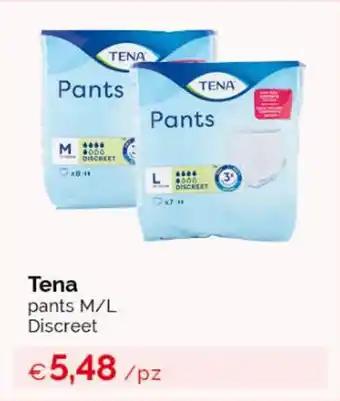 Acqua & Sapone Tena pants M/L Discreet offerta
