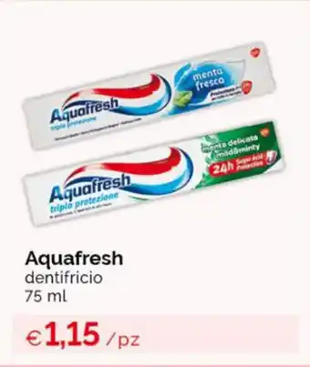 Acqua & Sapone Aquafresh dentifricio 75 ml offerta