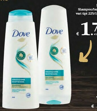 Dove Shampoo/ Balsamo