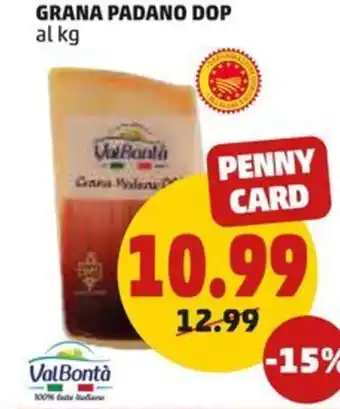 PENNY GRANA PADANO DOP al kg offerta