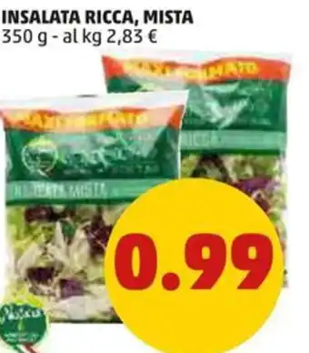 PENNY INSALATA RICCA, MISTA 350 g offerta