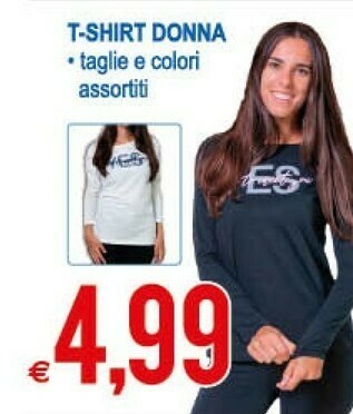 MD Discount T- Shirt Donna offerta