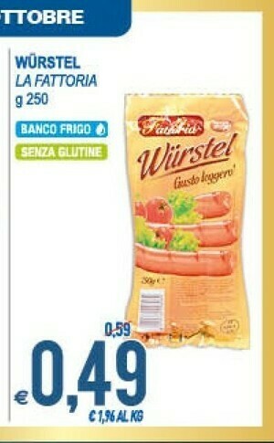 MD Discount La Fattoria Wurstel offerta