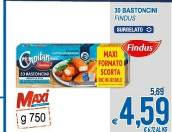 Findus 30 Bastoncini 750 G(ml)