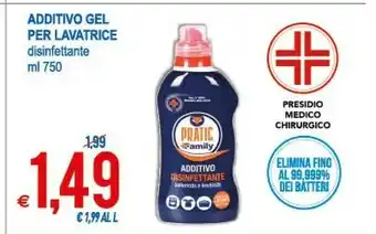 MD Discount Pratic Family Additivo Gel Per Lavatrice Disinfettante offerta