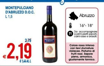 MD Discount Montepulciano D'Abruzzo DOC offerta