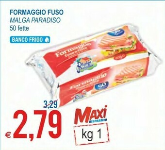 MD Discount Malga Paradiso Formaggio Fuso A Fette 1000 G(ml) offerta