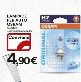 Coop Osram Lampade Per Auto offerta