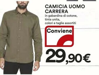 Coop Carrera Camicia Uomo offerta