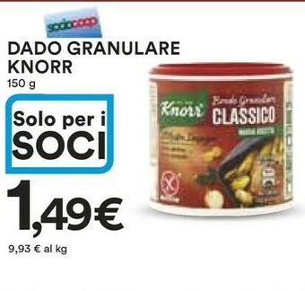 Coop Knorr Dado Granulare offerta