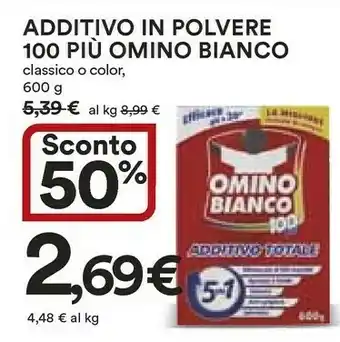 Coop Omino Bianco Additivo In Polvere 100 Piu Classico/ Color offerta