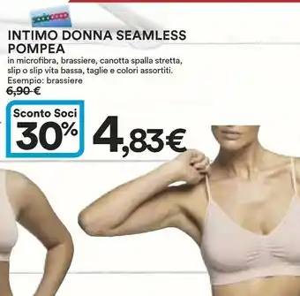 Coop Pompea Intimo Donna Seamless offerta