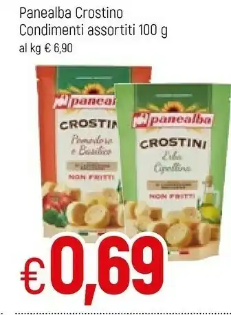 Panealba Crostini Non Fritti Gusto Mediterraneo 100 G(ml)