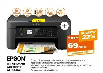 Expert Epson WorkForce WF-2810DWF offerta